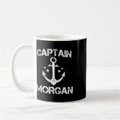 Captain Morgan Funny Verjaardag Gepersonaliseerde  Koffiemok (Links)