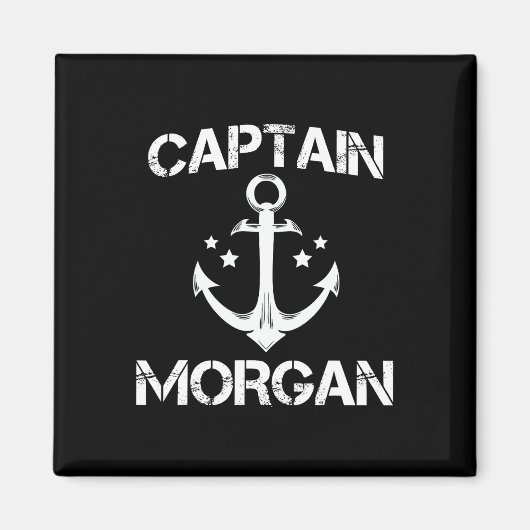 Captain Morgan Funny Verjaardag Gepersonaliseerde Magneet (Voorkant)