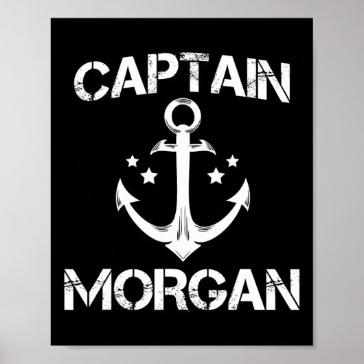 Captain Morgan Funny Verjaardag Gepersonaliseerde Poster (Voorkant)