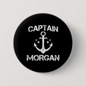 Captain Morgan Funny Verjaardag Gepersonaliseerde  Ronde Button 5,7 Cm (Voorkant)