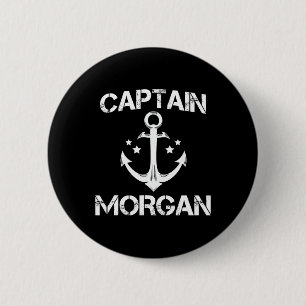 Captain Morgan Funny Verjaardag Gepersonaliseerde  Ronde Button 5,7 Cm