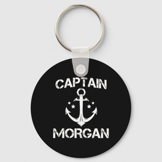 Captain Morgan Funny Verjaardag Gepersonaliseerde  Sleutelhanger (Voorkant)