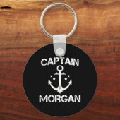 Captain Morgan Funny Verjaardag Gepersonaliseerde  Sleutelhanger (Voorkant)
