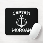 Captain Morgan Grappige Verjaardag Ised Achternaam Muismat (Met muis)