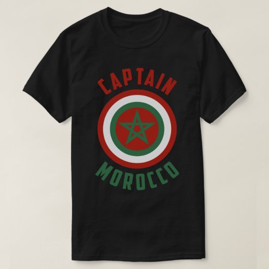 Captain morocco t-shirt (Design voorkant)