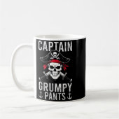 Captain Mpy Pants Rate Humor Skull Graphic  Koffiemok (Links)