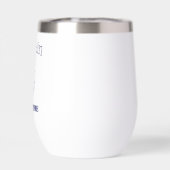 "Captain" Nautische Boot-Safe Wine Tumbler 🍹 (Achterkant)