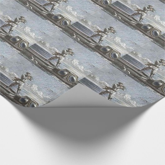 Captain Nemo Verne 20.000 Leagues Sci Fi Art Cadeaupapier