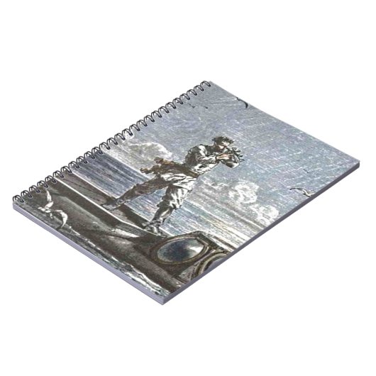 Captain Nemo Verne 20.000 Leagues Sci Fi Art Notitieboek (Linkerzijde)