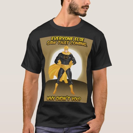 Captain Obvious (digitaal schilderij) T-shirt (Voorkant)