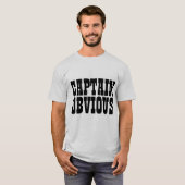 CAPTAIN OBVIOUS T-Shirts (Voorkant volledig)
