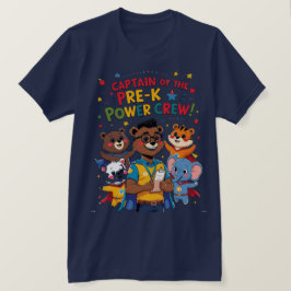 Captain of the Pre-K Power Crew T-shirt