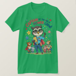 Captain of the Pre-K Power Crew T-shirt