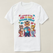 Captain of the Pre-K Power Crew T-shirt (Design voorkant)