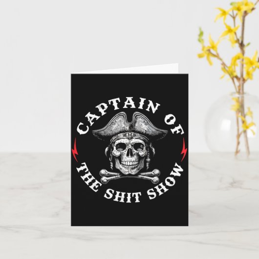 Captain Of The Show  Kaart (Gele Bloem)