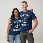 CAPTAIN PARKER Funny Birthday Persoonlijke naam T-shirt (Unisex)