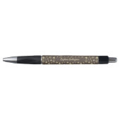 Captain Pilot Brown en Cream Vliegtuig Patroon Pen (Voorkant)