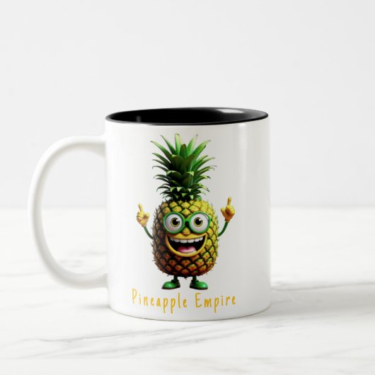 Captain PineBeard Coffee Mok - Pineapple Empire (Links)