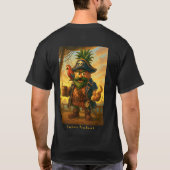 Captain PineBeard T-shirt - Pineapple Empire (Achterkant)