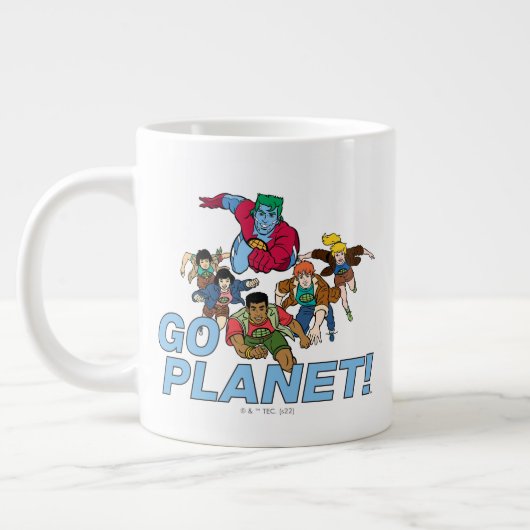 Captain Planet and the Planeteers - Go Planet! Grote Koffiekop (Links)