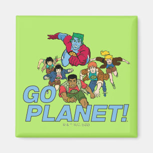 Captain Planet and the Planeteers - Go Planet! Magneet