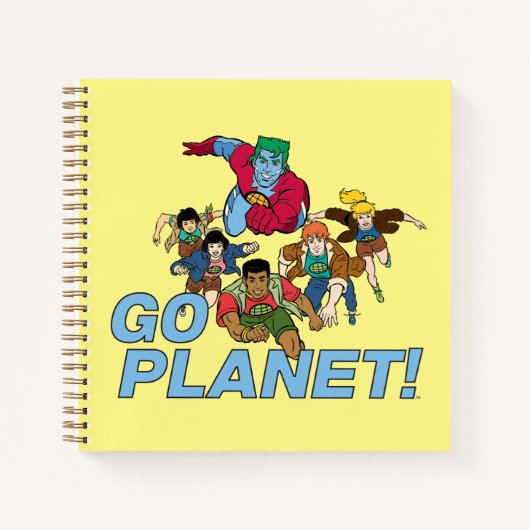 Captain Planet and the Planeteers - Go Planet! Notitieboek (Voorkant)