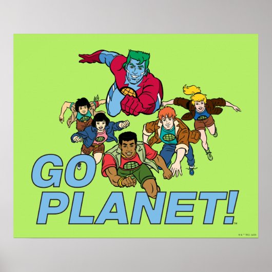 Captain Planet and the Planeteers - Go Planet! Poster (Voorkant)