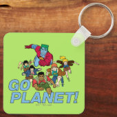Captain Planet and the Planeteers - Go Planet! Sleutelhanger (Achterkant)