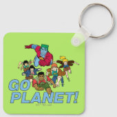 Captain Planet and the Planeteers - Go Planet! Sleutelhanger (Achterkant)