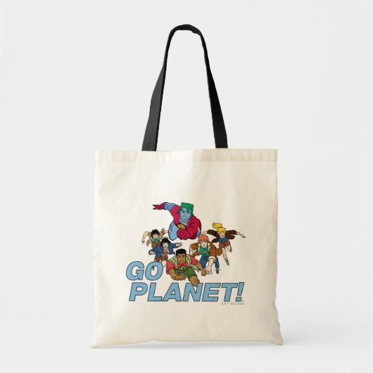Captain Planet and the Planeteers - Go Planet! Tote Bag (Voorkant)