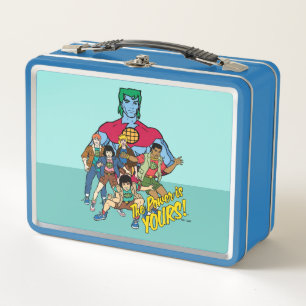 Captain Planet Group Graphic - The Power Is Yours