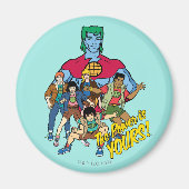 Captain Planet Group Graphic - The Power Is Yours Magneet (Voorkant)