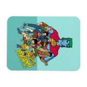 Captain Planet Group Graphic - The Power Is Yours Magneet (Horizontaal)
