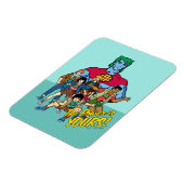 Captain Planet Group Graphic - The Power Is Yours Magneet (Linkerzijde)