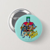 Captain Planet Group Graphic - The Power Is Yours Ronde Button 5,7 Cm (Voorkant /achterkant)