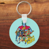 Captain Planet Group Graphic - The Power Is Yours Sleutelhanger (Voorkant)