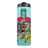 Captain Planet Group Graphic - The Power Is Yours Thermosbeker (Voorkant)