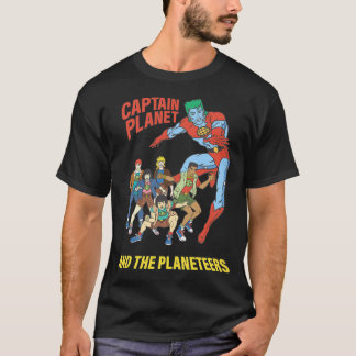 Captain Planet Planeteers United Logo T-shirt