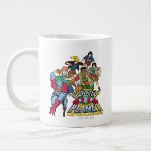 Captain Planet & the Planeteers Group Logo Graphic Grote Koffiekop