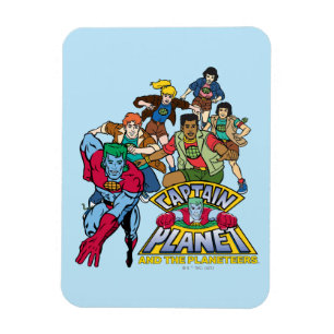 Captain Planet & the Planeteers Group Logo Graphic Magneet