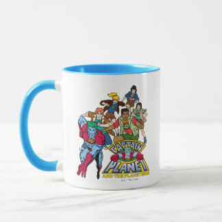 Captain Planet & the Planeteers Group Logo Graphic Mok