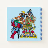 Captain Planet & the Planeteers Group Logo Graphic Notitieboek (Achterkant)