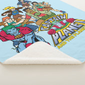 Captain Planet & the Planeteers Group Logo Graphic Sherpa Deken (3/4)