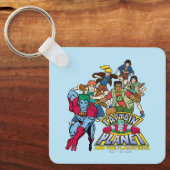 Captain Planet & the Planeteers Group Logo Graphic Sleutelhanger (Voorkant)