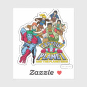 Captain Planet & the Planeteers Group Logo Graphic Sticker (Vel)