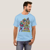 Captain Planet & the Planeteers Group Logo Graphic T-shirt (Voorkant volledig)