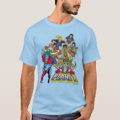 Captain Planet & the Planeteers Group Logo Graphic T-shirt (Voorkant)