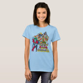Captain Planet & the Planeteers Group Logo Graphic T-shirt (Voorkant volledig)