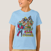 Captain Planet & the Planeteers Group Logo Graphic T-shirt (Voorkant)