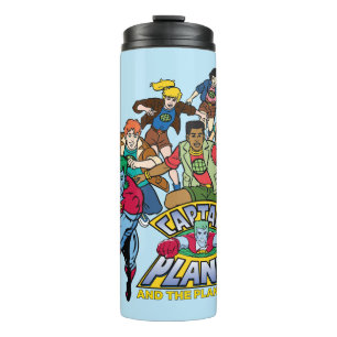 Captain Planet & the Planeteers Group Logo Graphic Thermosbeker